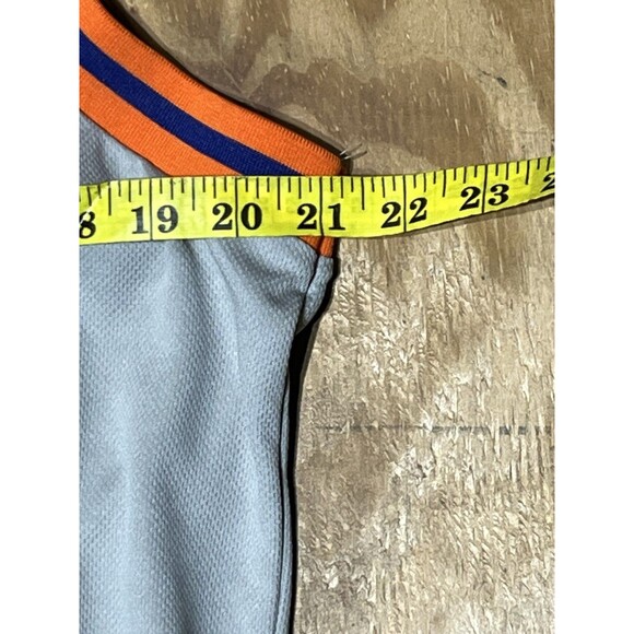 New York Mets Basketball Jersey Mens Large Gray Pullover @M2 - Picture 5 of 7